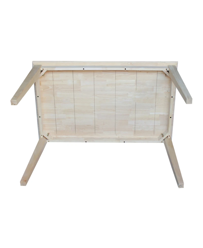 International Concepts Solid Wood Top Table