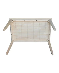 International Concepts Solid Wood Top Table