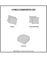 Intelligent Design Lola 4-Pc. Comforter Set, Twin/Twin Xl
