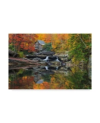 Galloimages Online 'Grist Mill In The Fall' Canvas Art - 24" x 16"
