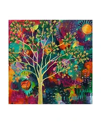 Vicki Mcardle Art 'I Turn To Nature' Canvas Art - 24" x 24"