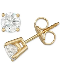 Diamond Stud Earrings (3/4 ct. t.w.) in 14k White, Yellow or Rose Gold