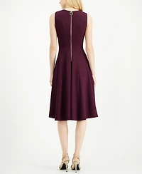 Calvin Klein V-Neck Midi Dress