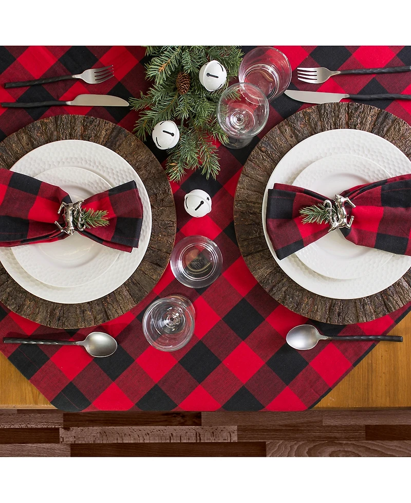 Buffalo Check Tablecloth 60" x 104"