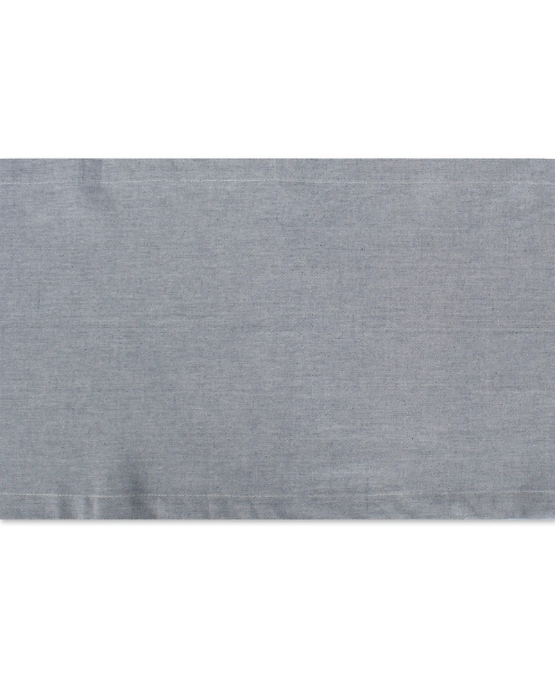 Solid Chambray Table Runner 14" x 108"
