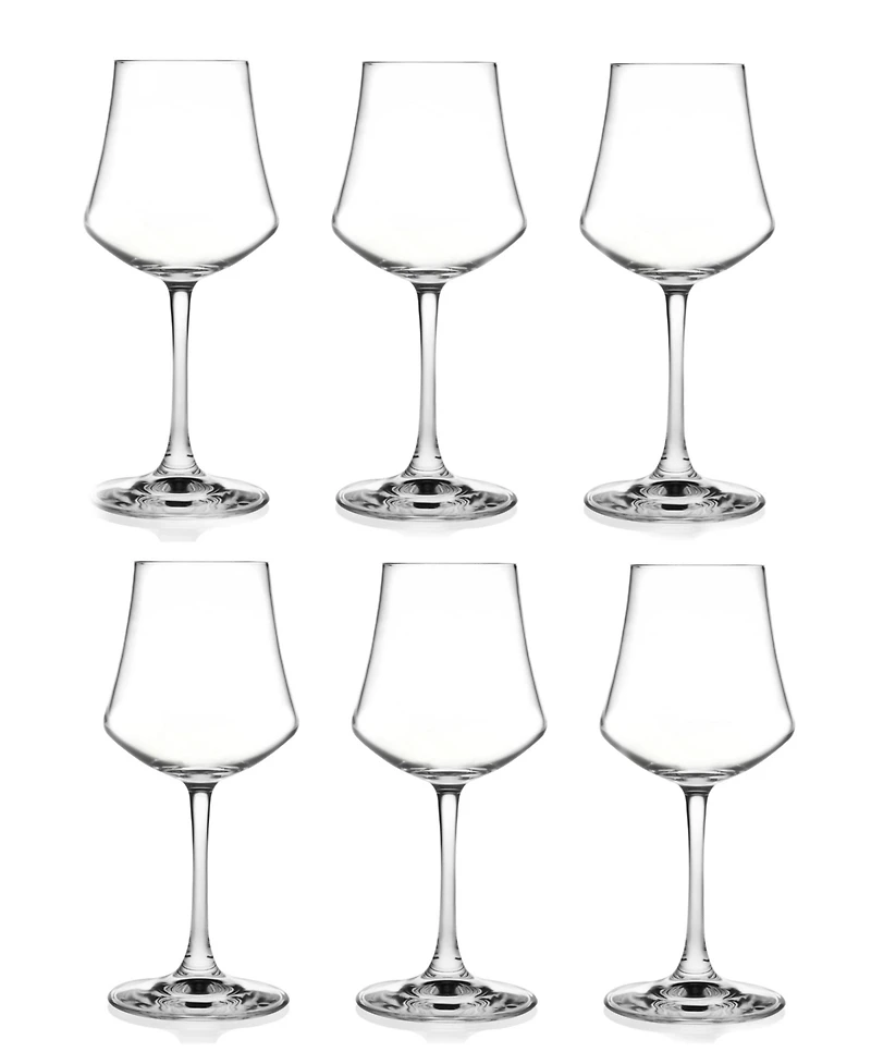 Ego Collection Wine Goblet Stem Set of 6 By Lorren Home Trends