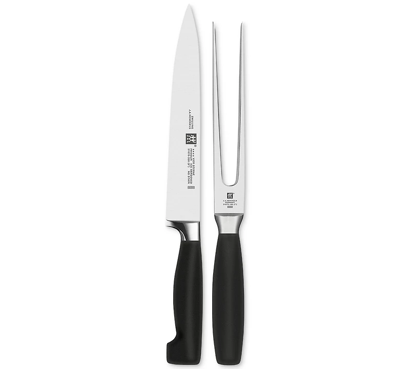 Zwilling Four Star 2pc Carving Knife & Fork Set