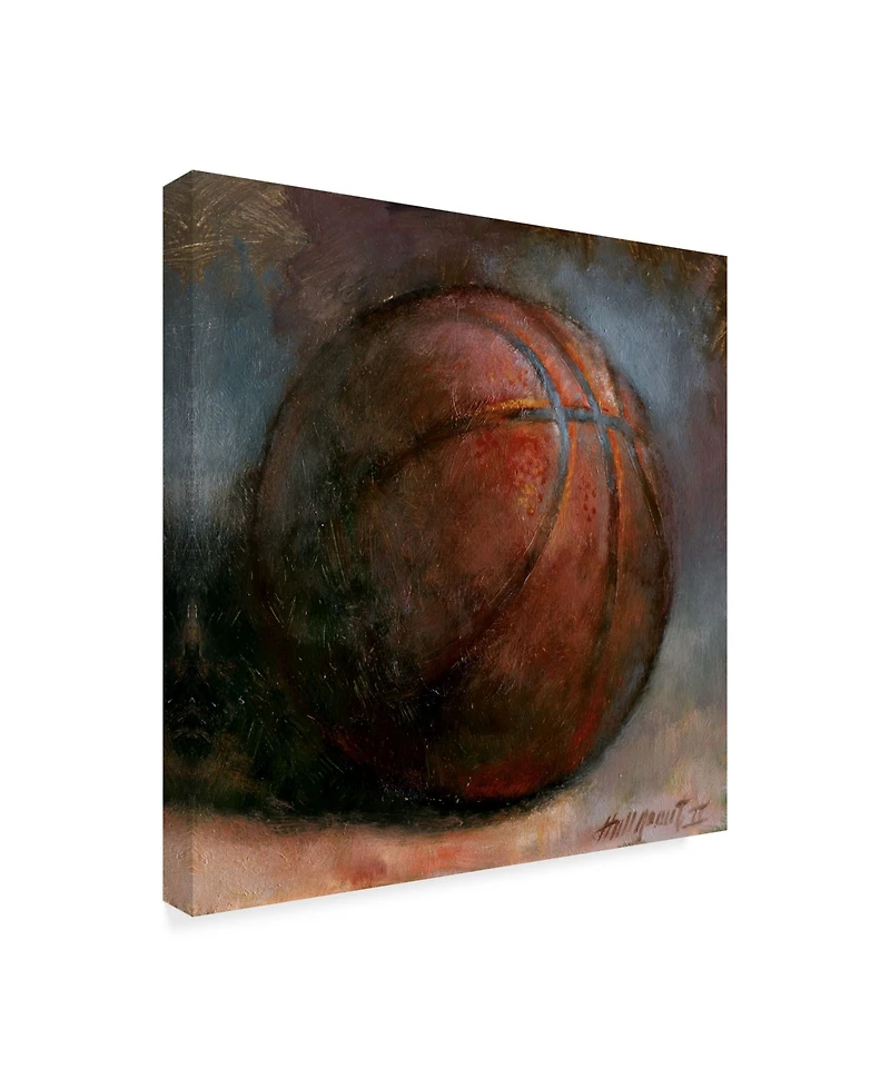 Hall Groat Ii 'Basketball' Canvas Art - 18" x 18"