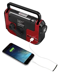 WeatherX Weatherband Am/Fm Radio with Flashlight, Lantern, and Phone Charger, WR383R