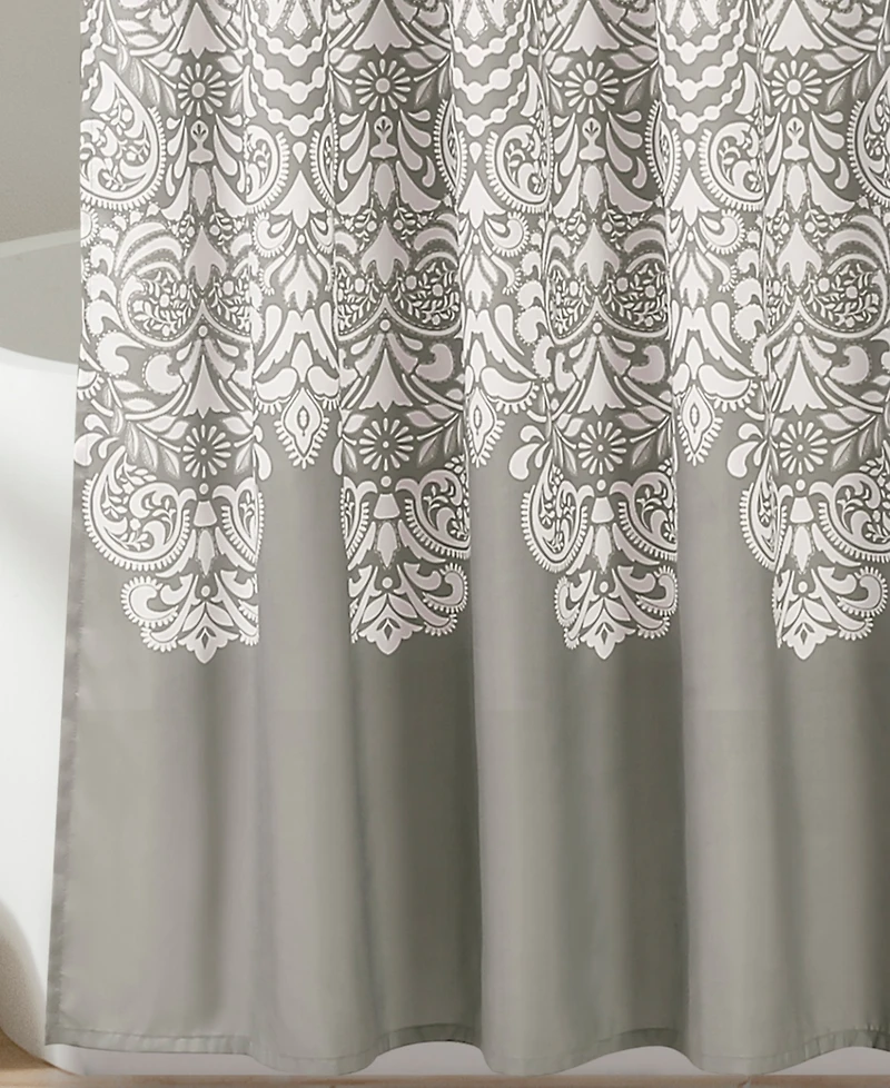 Lush Decor Boho Medallion Shower Curtain, 72" x 72"