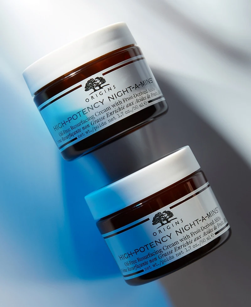 Origins High-Potency Night-a-Mins Resurfacing Cream with Fruit-Derived AHAs, 1.7 oz.