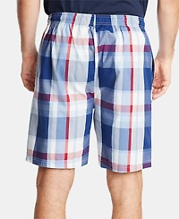 Nautica Men's Cotton Plaid Pajama Shorts