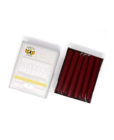 Mole Hollow Candles 6" Taper - Set of 12