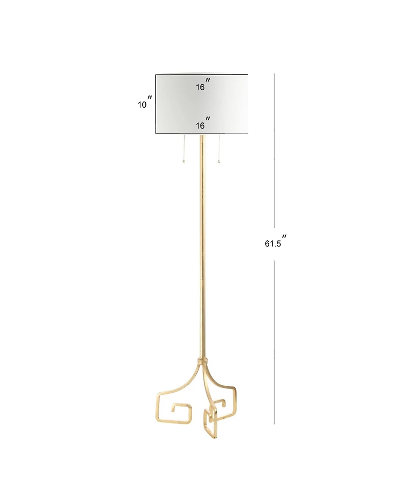 Jonathan Y Newman 61.5" Metal Led Floor Lamp