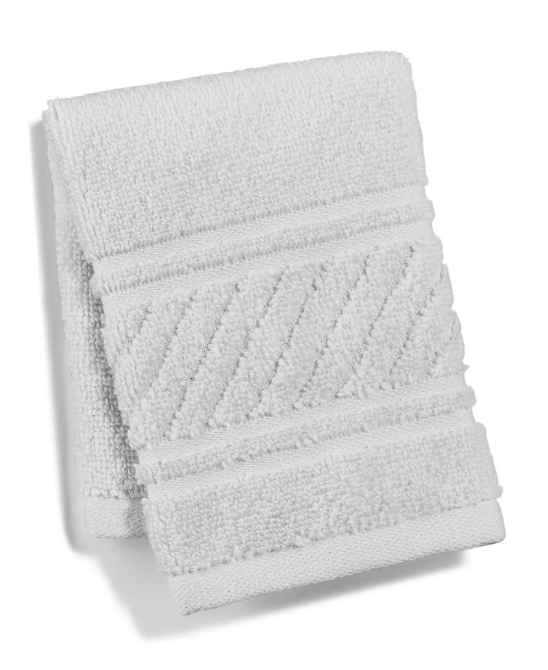 Martha Stewart Collection Spa 100% Cotton Washcloth, 13" x 13", Exclusively at Macy's