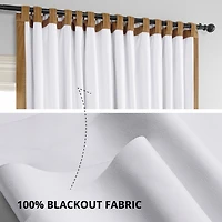 Half Price Drapes Amber Gold Signature Extra Wide Velvet Blackout Curtain