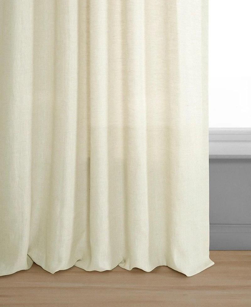 Half Price Drapes Deluxe French Linen Curtain