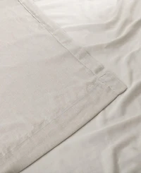 Half Price Drapes Gardenia Textured Faux Linen Sheer Curtain