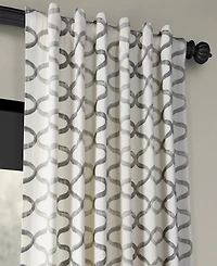 Half Price Drapes Illusions Geometric Printed Cotton Room Darkening Curtain