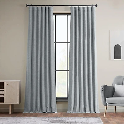 Half Price Drapes Textured Bellino Room Darkening Curtain
