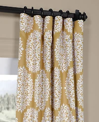 Half Price Drapes Meridian Damask Room Darkening Curtain