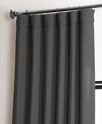 Half Price Drapes Bellino Textured Faux Linen Room Darkening Curtains For Bedroom & Living Room Curtains(1 Panel