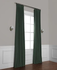 Half Price Drapes Bellino Textured Faux Linen Room Darkening Curtains For Bedroom and Living Room Curtains(1 Panel