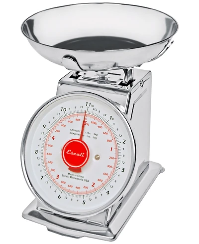Escali Corp Mercado Dial Scale with Bowl, 11lb