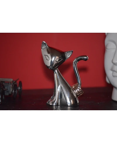 Vibhsa Cat Ring Holder 4"