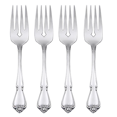 Oneida True Rose Set/4 Salad Forks