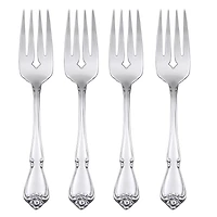 Oneida True Rose Set/4 Salad Forks