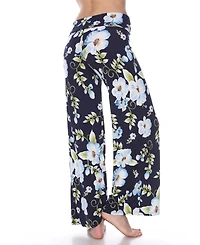 White Mark Floral Print Palazzo Pants