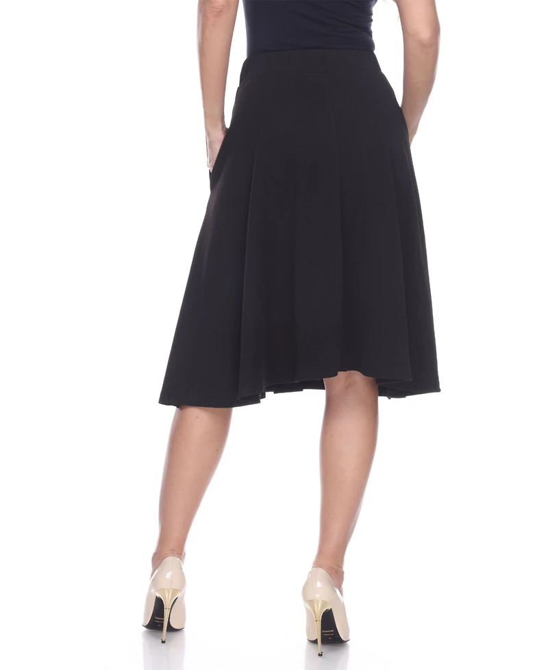 White Mark Saya Flare Skirt