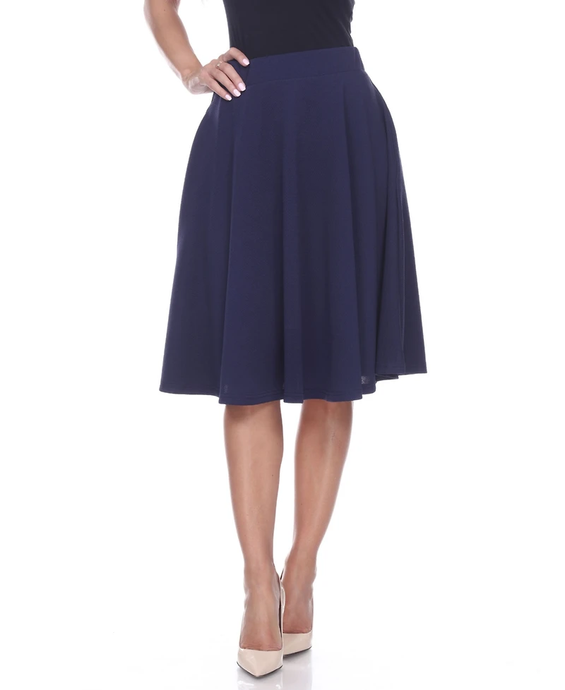 White Mark Saya Flare Skirt