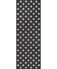Novogratz Villa Vi- Charcoal 3'11" x 5'7" Outdoor Area Rug
