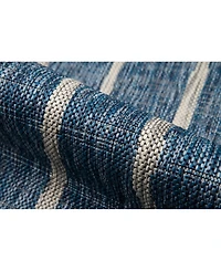 Novogratz Villa Vi- Blue 3'11" x 5'7" Outdoor Area Rug
