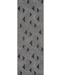 Novogratz Villa Vi-06 Charcoal 5'3" x 7'6" Outdoor Area Rug