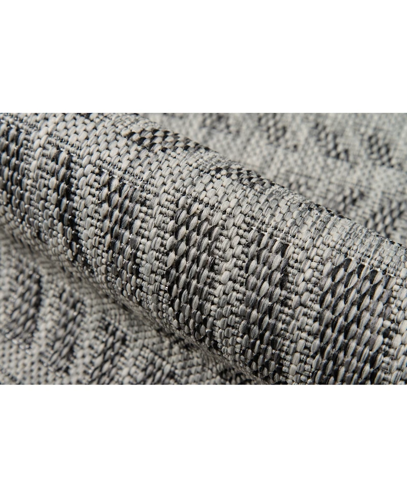 Novogratz Villa Vi-05 Gray 7'10" x 10'10" Outdoor Area Rug