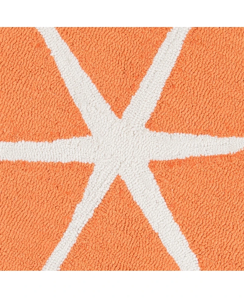Novogratz Cucina Cna-1 Orange 3' x 3' Round Area Rug