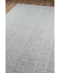 Erin Gates Easton Eas-2 Machine-Washable Congress Gray 5' x 7'6" Area Rug