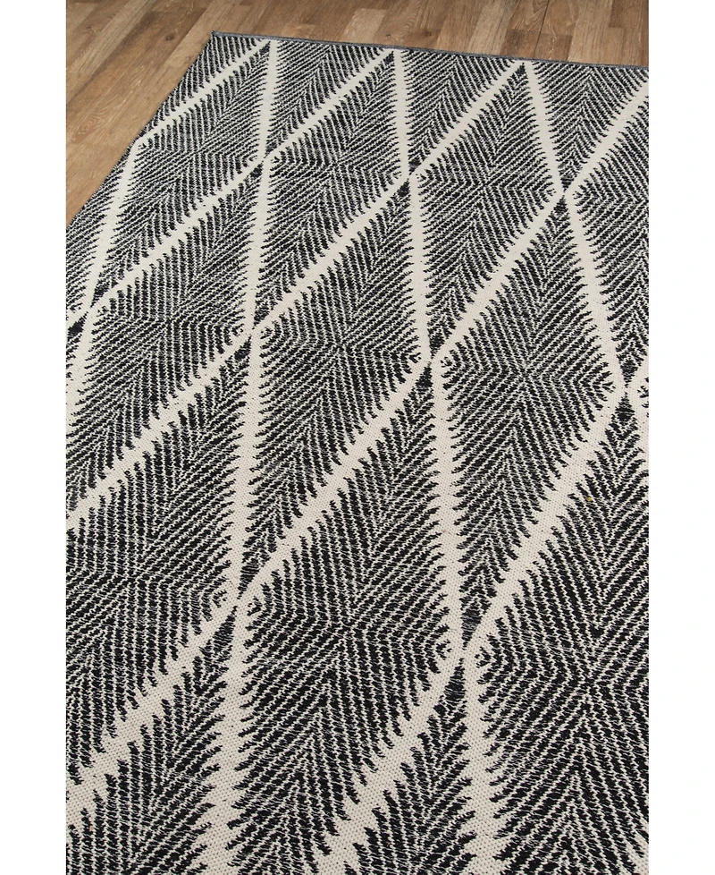 Erin Gates River Riv-1 Machine-Washable Beacon Denim 5' x 7'6" Area Rug