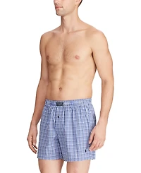 Polo Ralph Lauren Men's Plaid Single-Button Fly Boxers