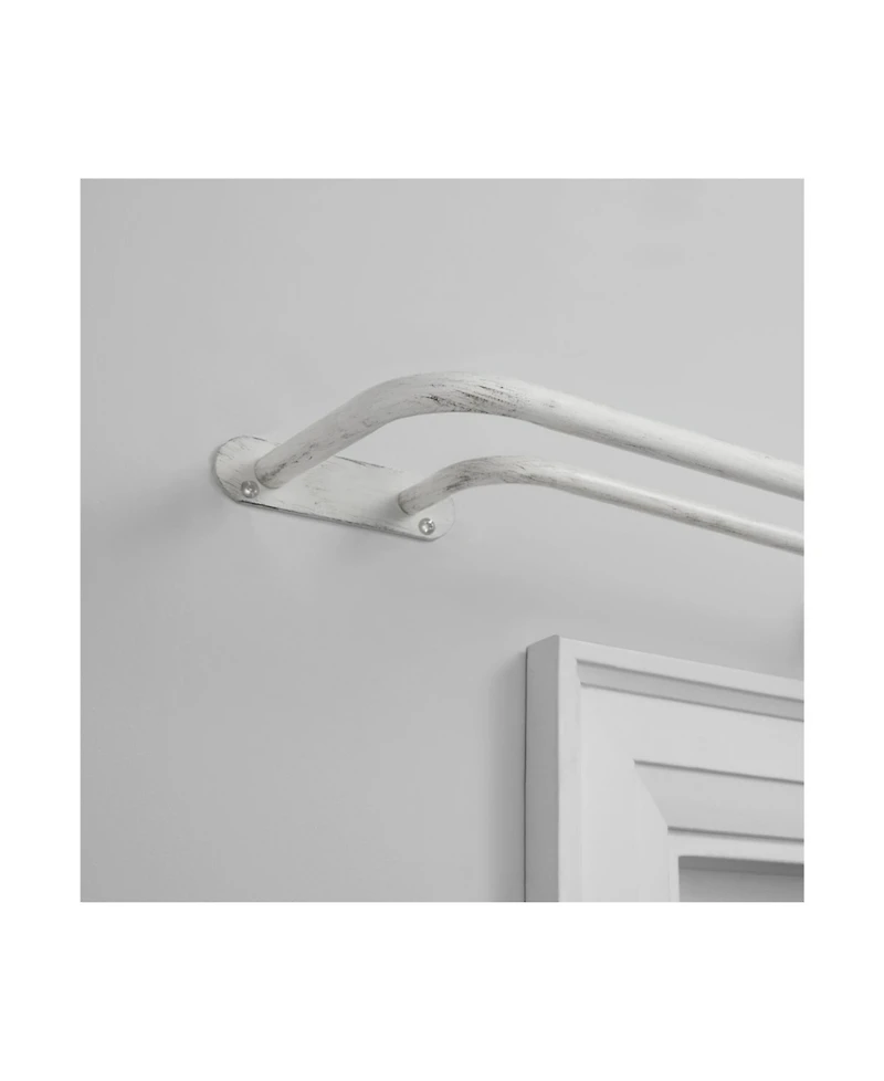 Exclusive Home Fetter Wrap Around Double Curtain Rod, 36"-72"