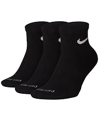 Unisex Nike Dri-fit Cushion Quarter Socks 3-Pack