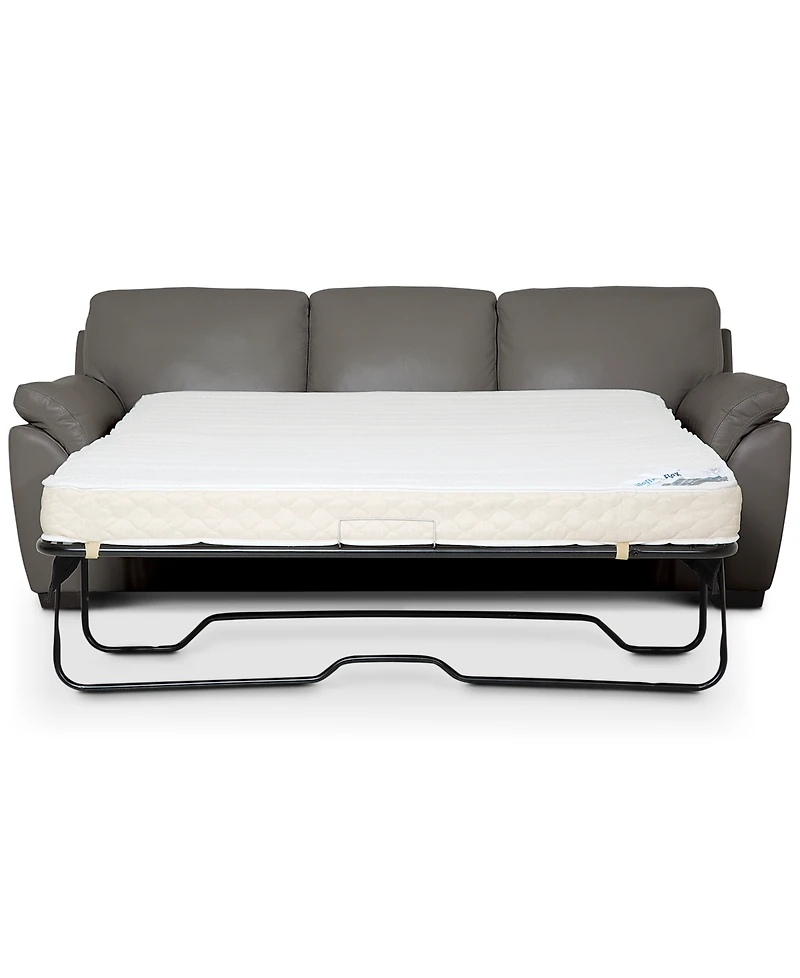 Lothan 87" Leather Queen Sleeper, Created for Macy's