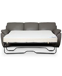 Lothan 87" Leather Queen Sleeper, Created for Macy's