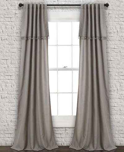 Lush Decor Ivy Tassel Window Curtain Panels