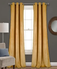 Lush Decor Prima Velvet Curtain Sets