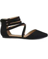 Journee Collection Women's Marlee Strappy Pointed Toe Flats
