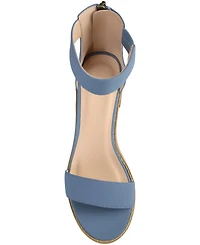 Journee Collection Women's Percy Block Heel Sandals
